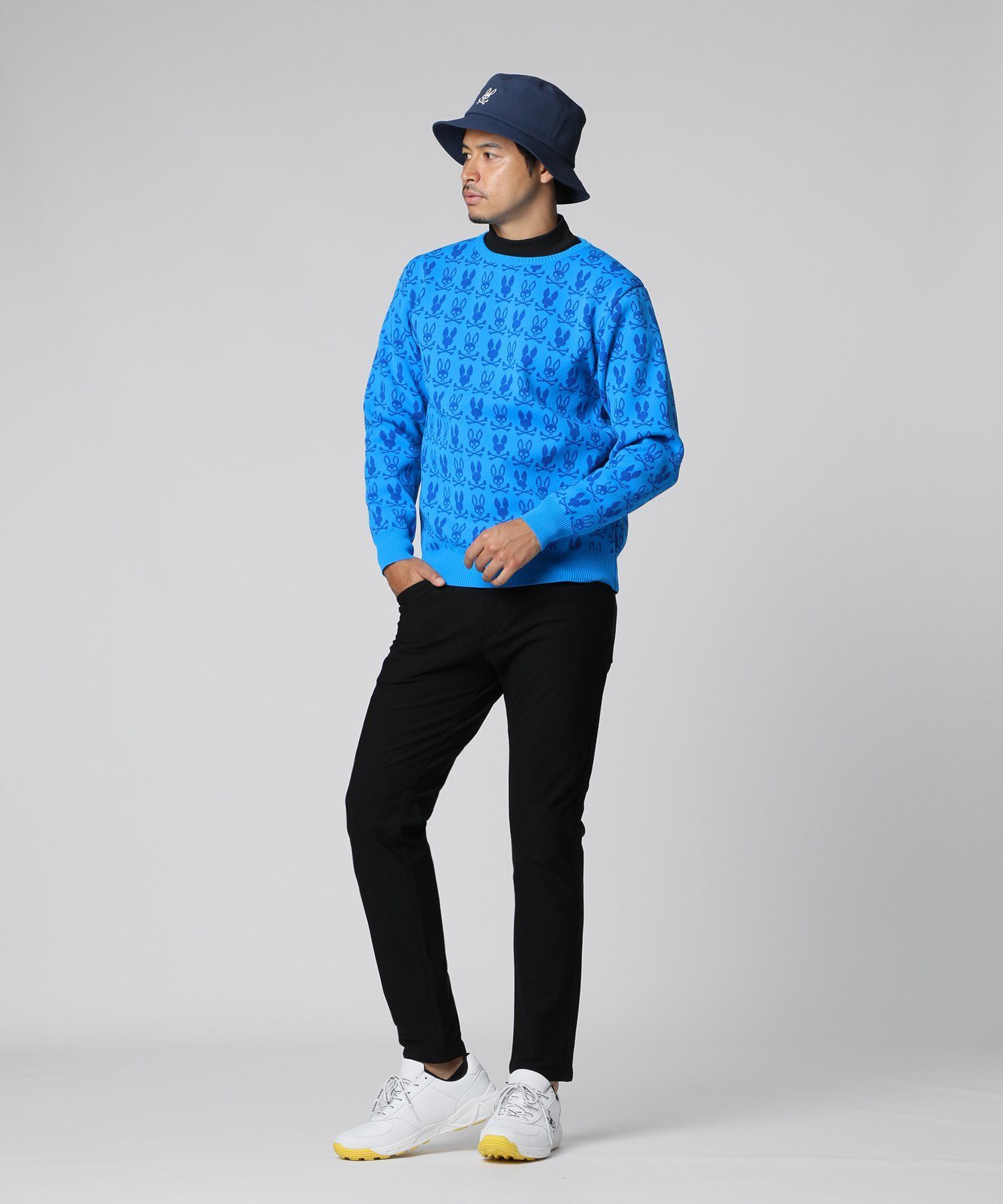 GOLF]ジャガード ニット｜Psycho Bunny｜サイコバニー 公式ブランド