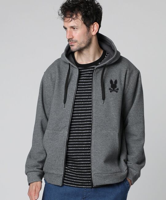 裏起毛 ダンボール ジップパーカ