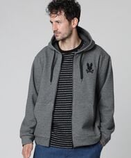 裏起毛 ダンボール ジップパーカ