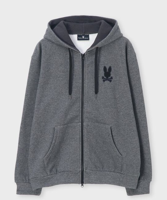 裏起毛 ダンボール ジップパーカ