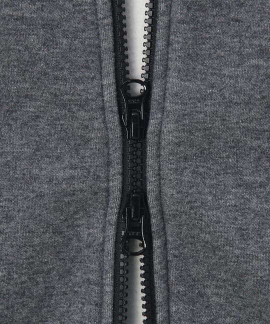 裏起毛 ダンボール ジップパーカ