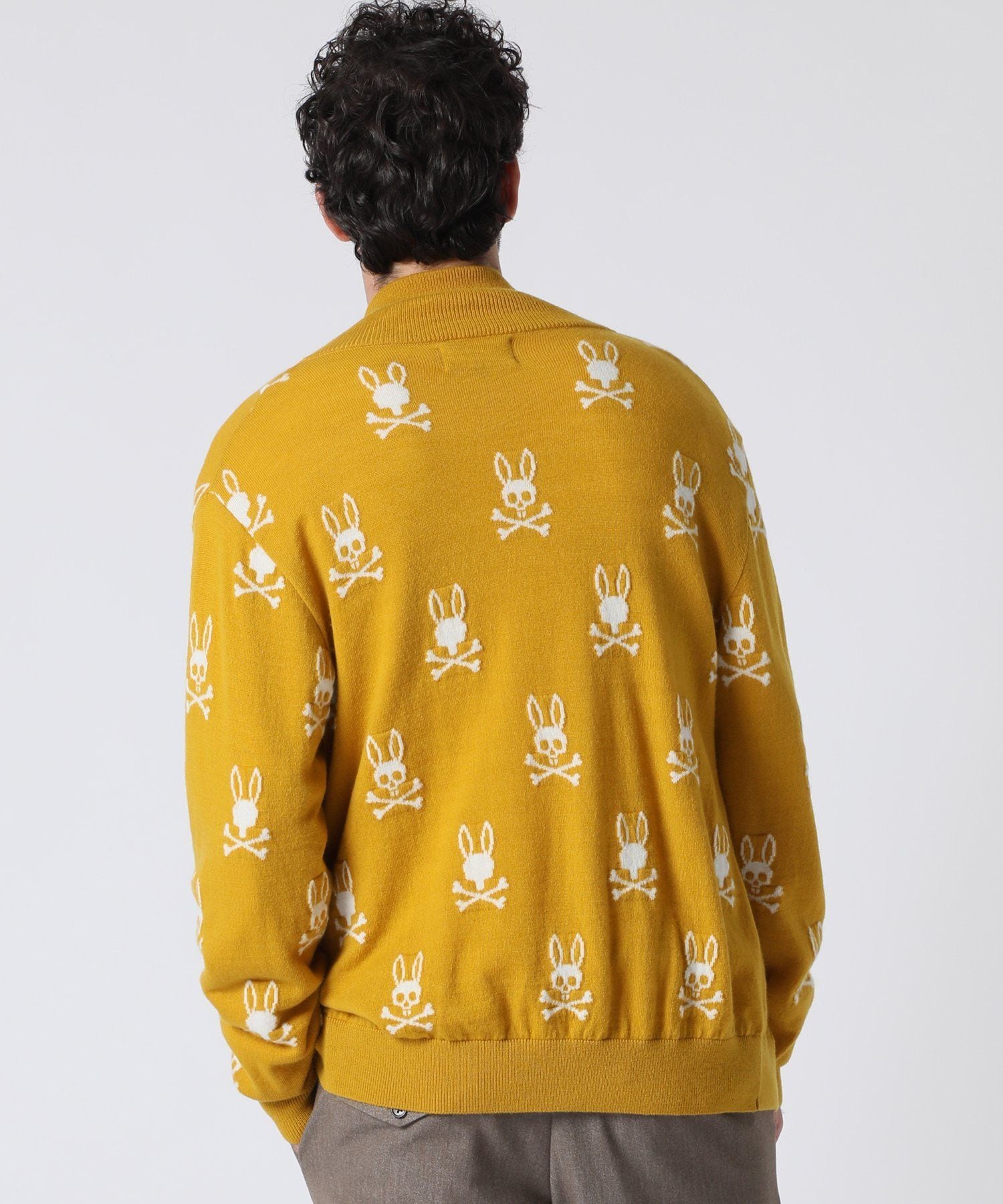 バニーロゴパターン スタンドカラーニット｜Psycho Bunny｜サイコ