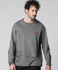 裏起毛 ビッグシルエットロゴ ロングスリーブTシャツ