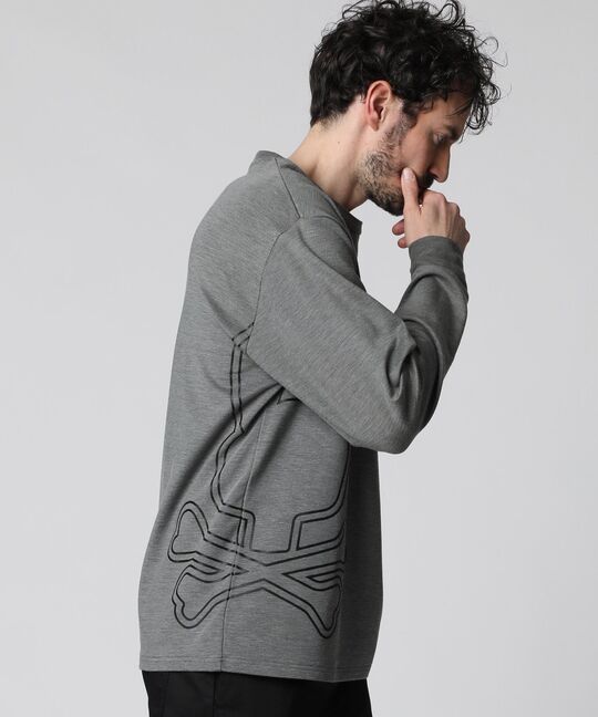 裏起毛 ビッグシルエットロゴ ロングスリーブTシャツ