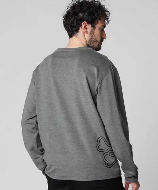 裏起毛 ビッグシルエットロゴ ロングスリーブTシャツ