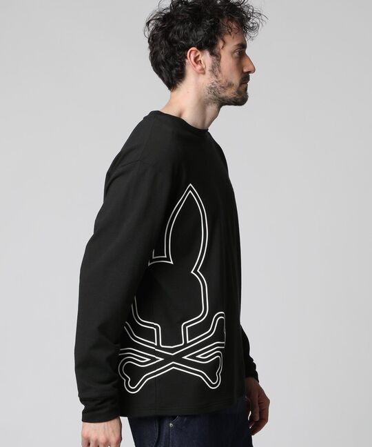 裏起毛 ビッグシルエットロゴ ロングスリーブTシャツ