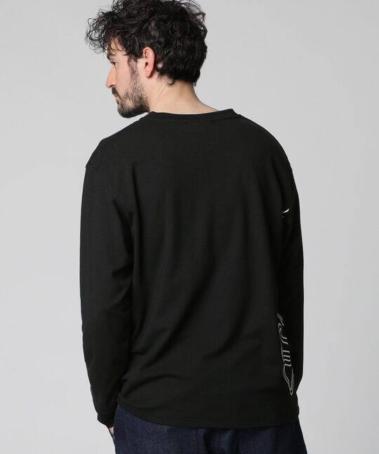 裏起毛 ビッグシルエットロゴ ロングスリーブTシャツ