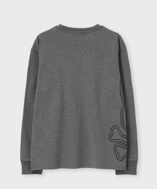 裏起毛 ビッグシルエットロゴ ロングスリーブTシャツ