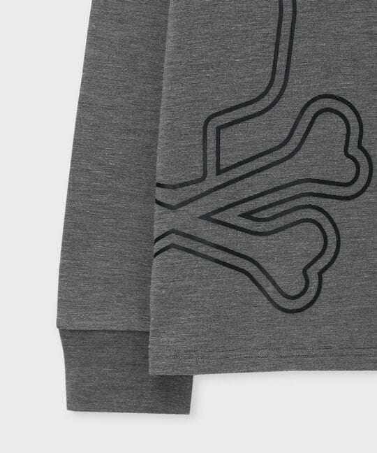 裏起毛 ビッグシルエットロゴ ロングスリーブTシャツ