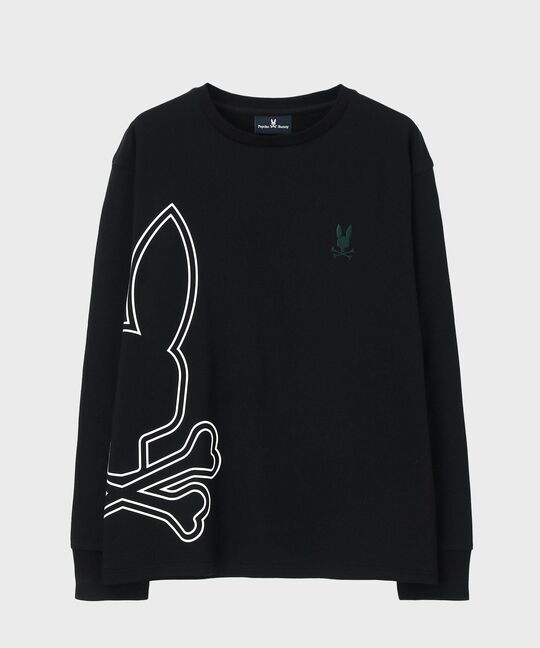 裏起毛 ビッグシルエットロゴ ロングスリーブTシャツ