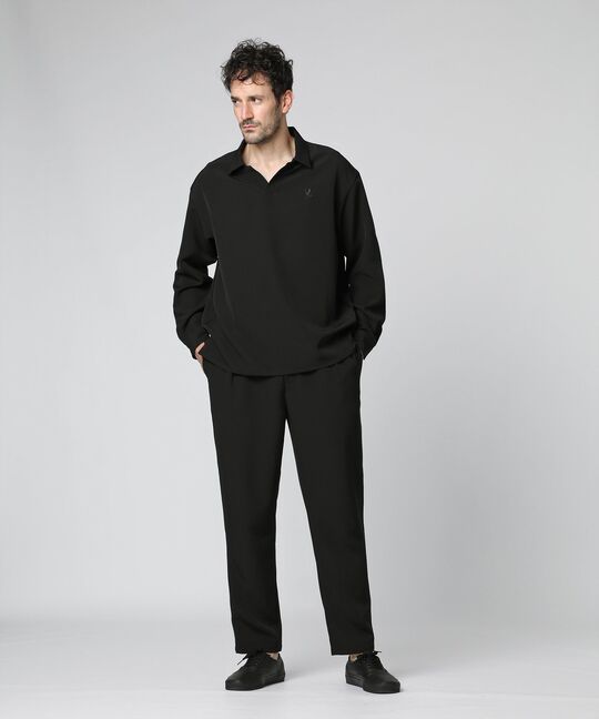 ダブルクロス スキッパーポロシャツ