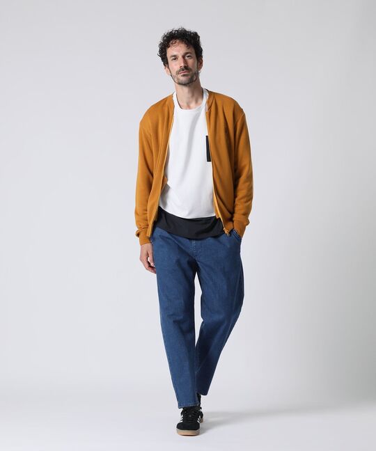 ミラノリブ ジップアップ ニット