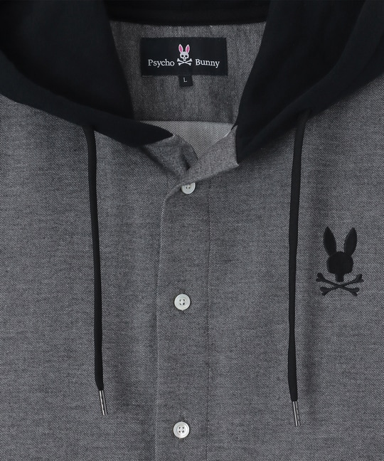 フーディ ストレッチネル シャツ