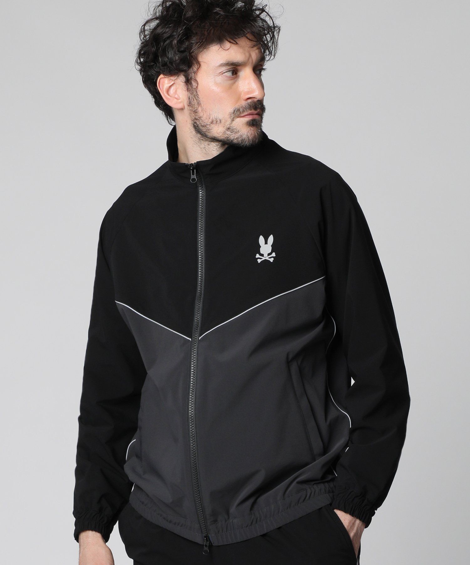 【定価¥29,700】【サイコバニー】4WAYストレッチ トラックジャケットL SOLOTEXタフタ 4WAYストレッチ トラックジャケット[SPORTS]｜Psycho