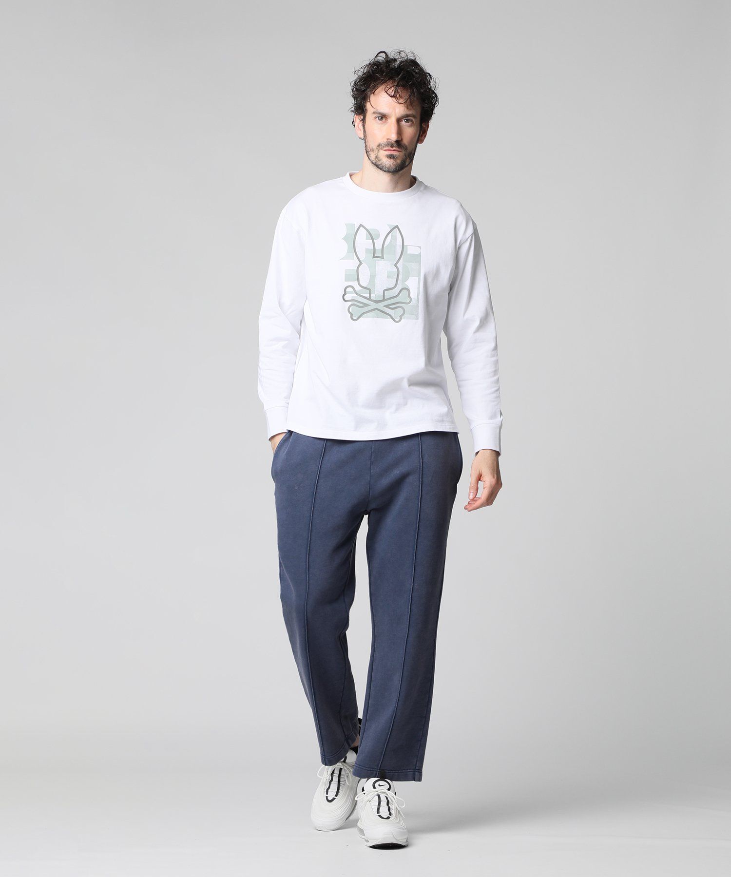 ヴィンテージライク ピンタック スウェットパンツ｜Psycho Bunny