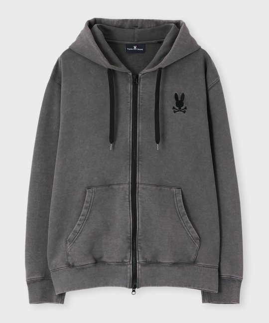 ヴィンテージライク スウェット ジップパーカ