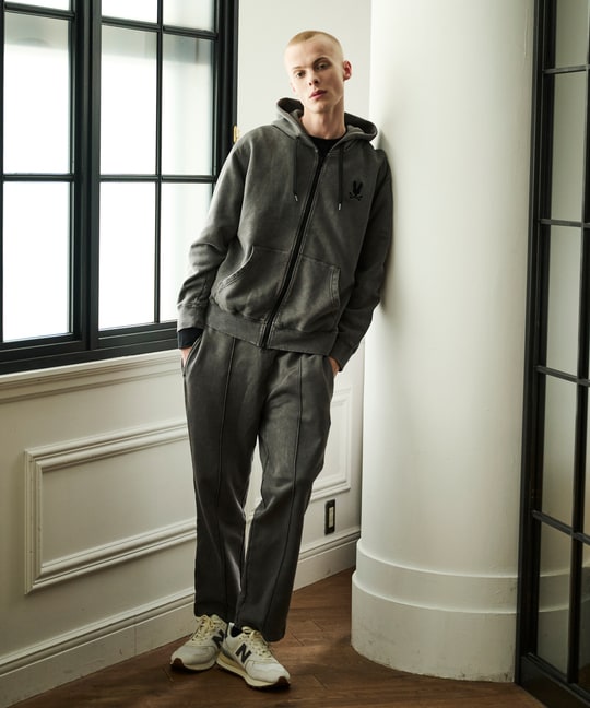 ヴィンテージライク スウェット ジップパーカ