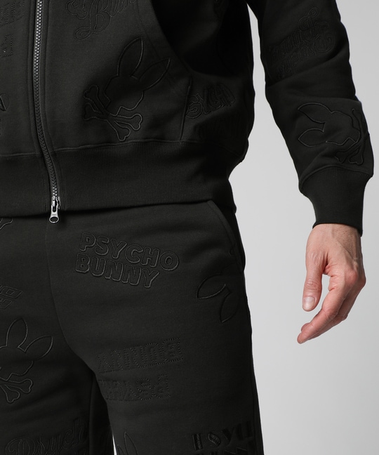 エンブロイダリーロゴパターン ショーツ