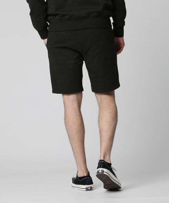 エンブロイダリーロゴパターン ショーツ