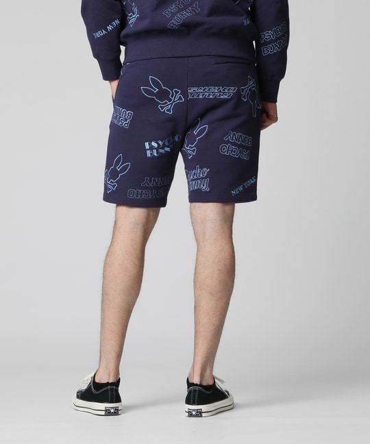 エンブロイダリーロゴパターン ショーツ