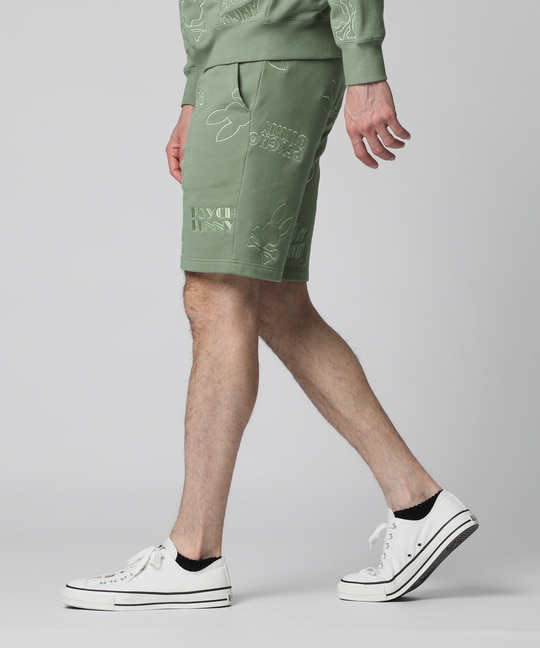 エンブロイダリーロゴパターン ショーツ