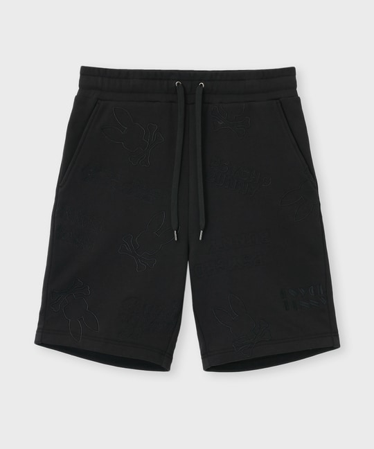 エンブロイダリーロゴパターン ショーツ