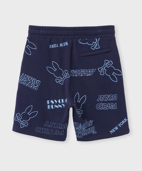 エンブロイダリーロゴパターン ショーツ