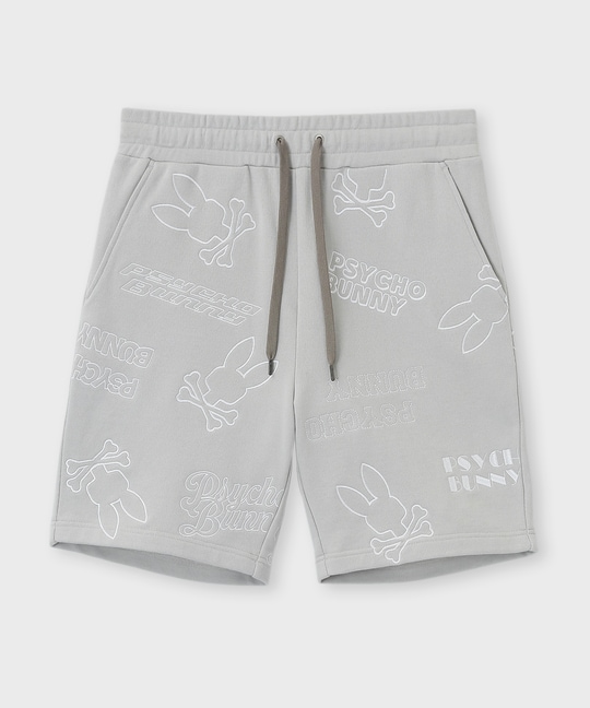 エンブロイダリーロゴパターン ショーツ