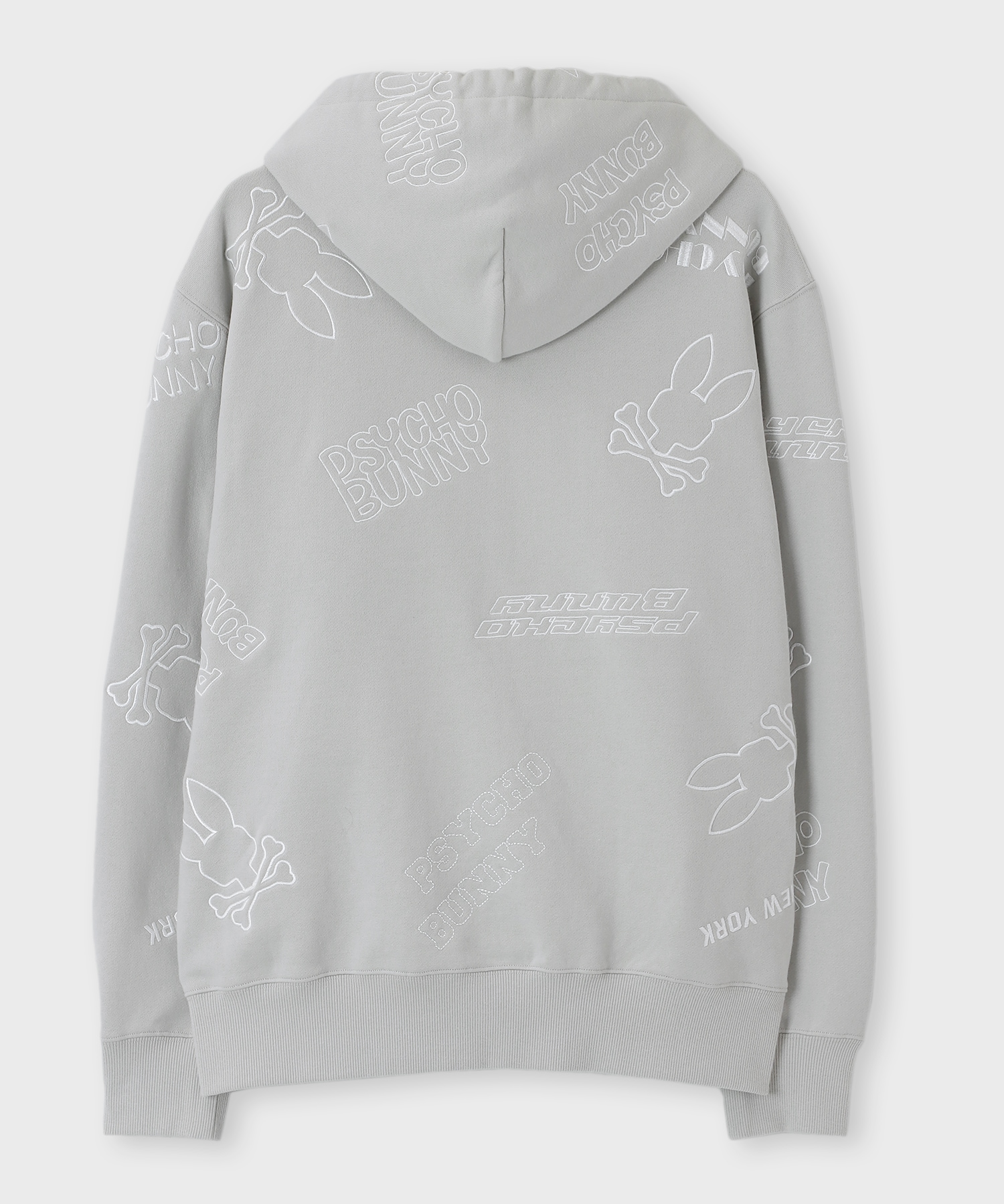 エンブロイダリーロゴパターン ジップパーカ｜Psycho Bunny｜サイコ