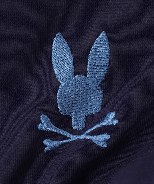 エンブロイダリーロゴパターン ジップパーカ