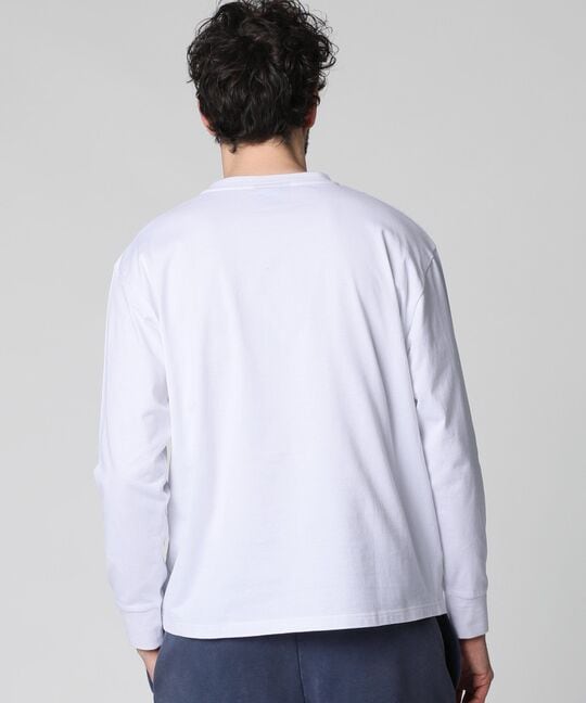 モザイクアウトラインバニー ロングスリーブTシャツ