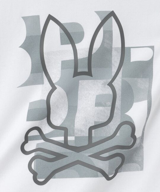 モザイクアウトラインバニー ロングスリーブTシャツ