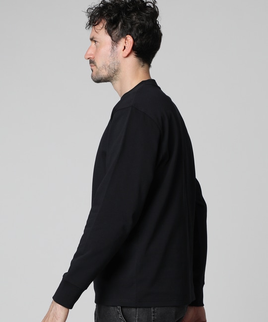 ロゴステッカーデザイン ロングスリーブTシャツ