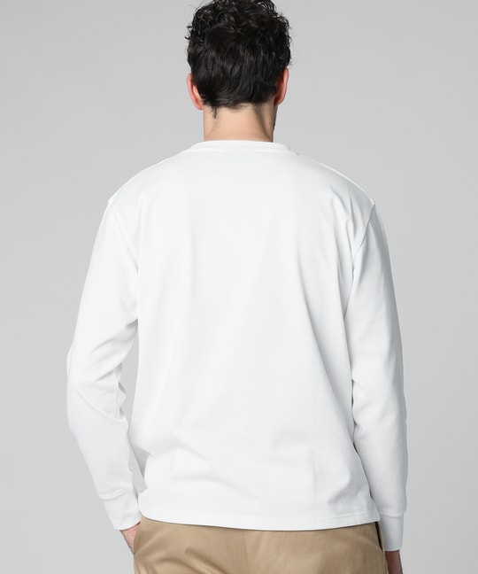 ロゴステッカーデザイン ロングスリーブTシャツ