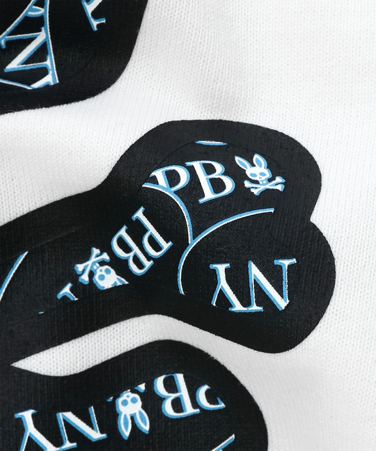 ロゴステッカーデザイン ロングスリーブTシャツ