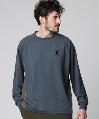 切替デザイン 　ロングスリーブTシャツ[SPORTS]