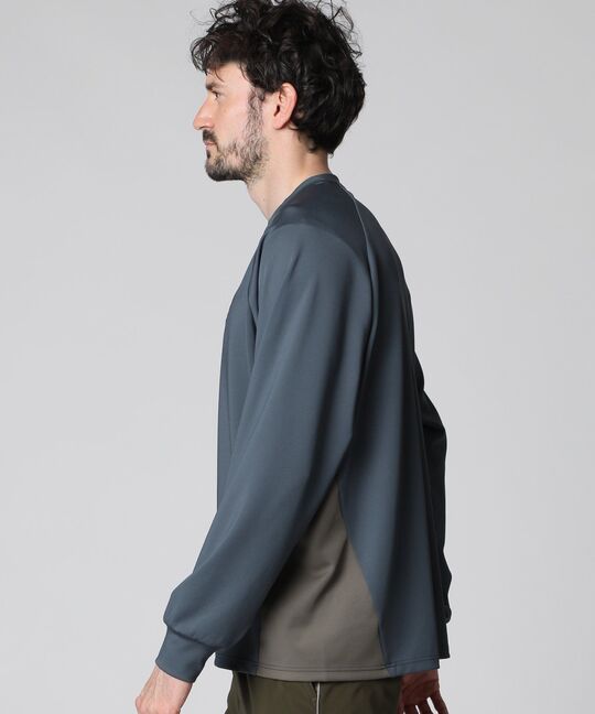 切替デザイン ロングスリーブTシャツ[SPORTS]