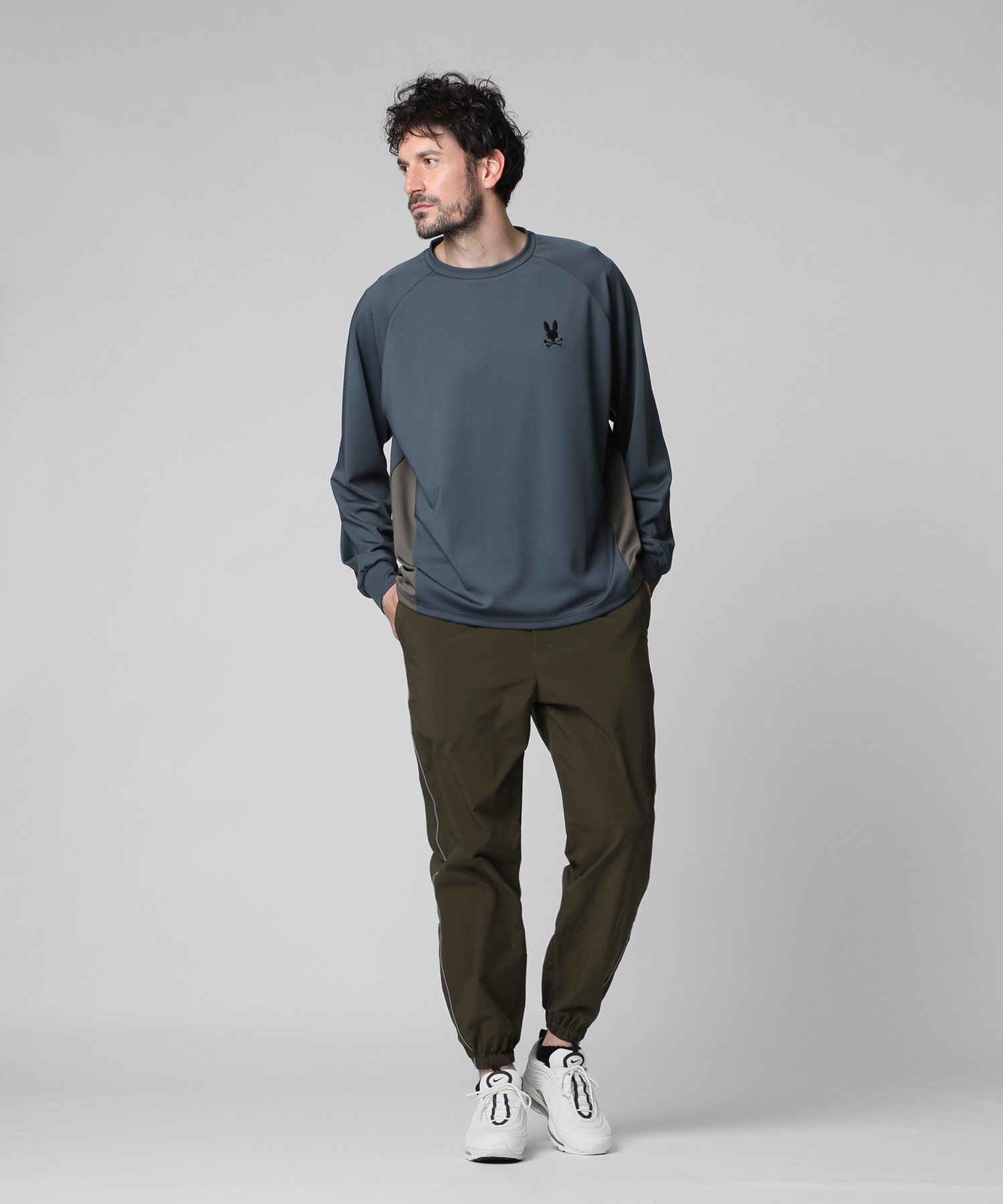 切替デザイン ロングスリーブTシャツ[SPORTS]｜Psycho Bunny｜サイコ