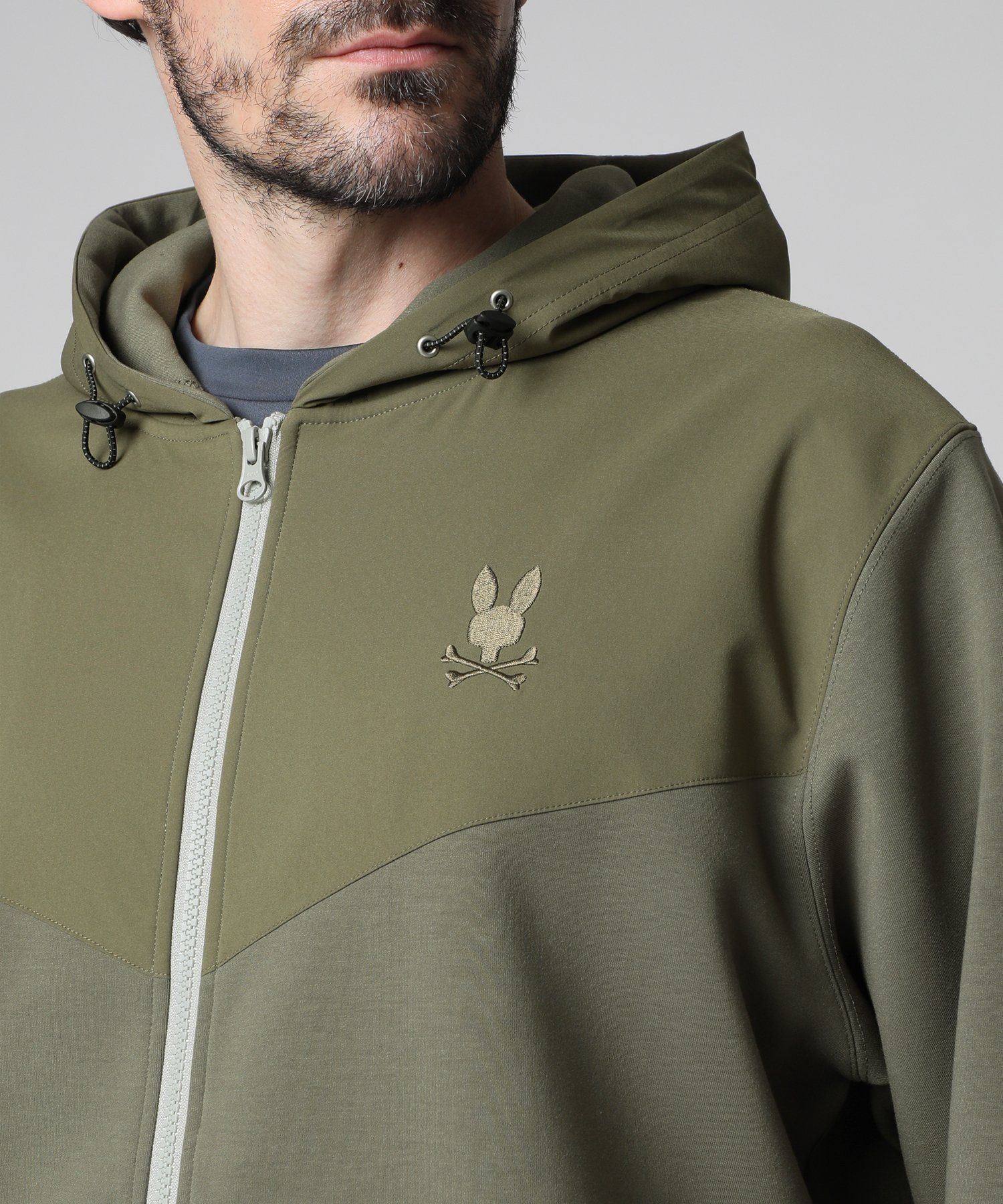 ダンボールニット ジップパーカ[SPORTS]｜Psycho Bunny｜サイコバニー