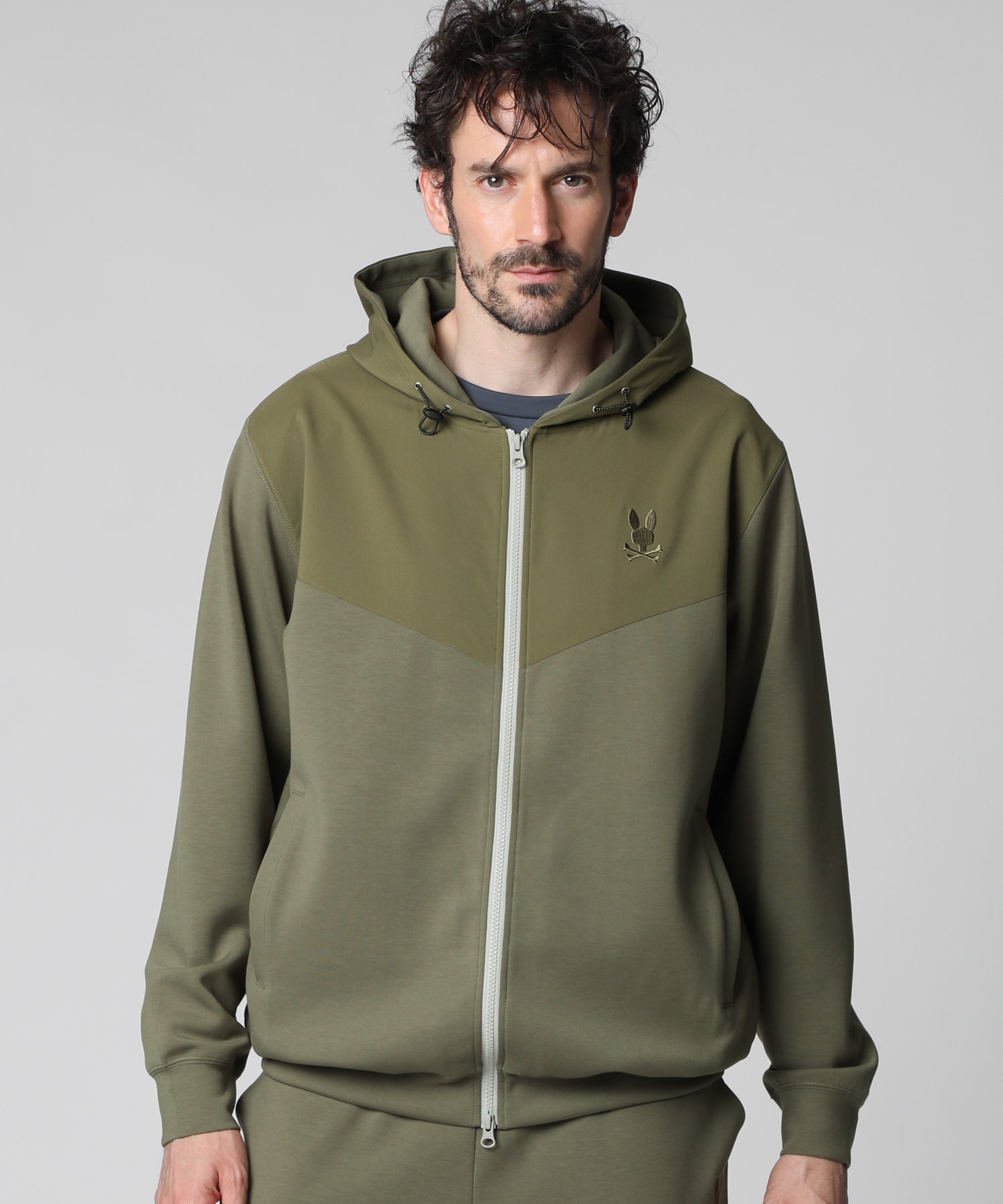 ダンボールニット ジップパーカ[SPORTS]｜Psycho Bunny｜サイコバニー