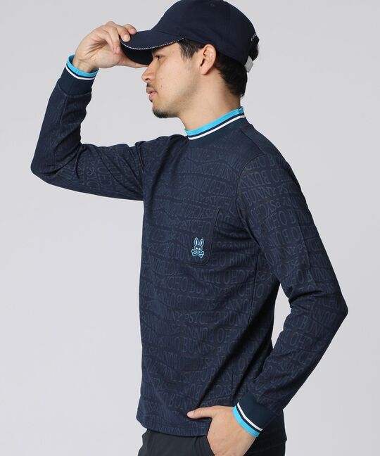 [GOLF]フォントジャガード モックネック