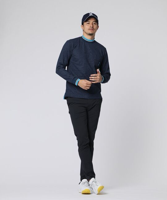 [GOLF]フォントジャガード モックネック