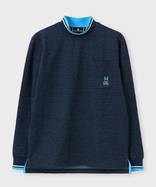 [GOLF]フォントジャガード モックネック