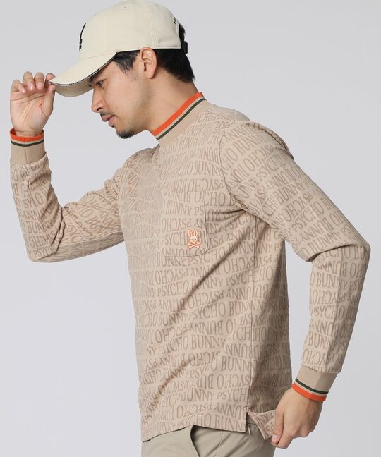 [GOLF]フォントジャガード モックネック