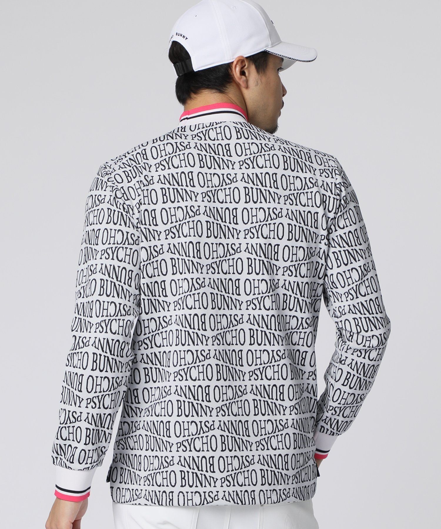 GOLF]フォントジャガード モックネック｜Psycho Bunny｜サイコバニー