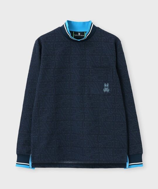 [GOLF][WOMEN]フォントジャガード モックネック