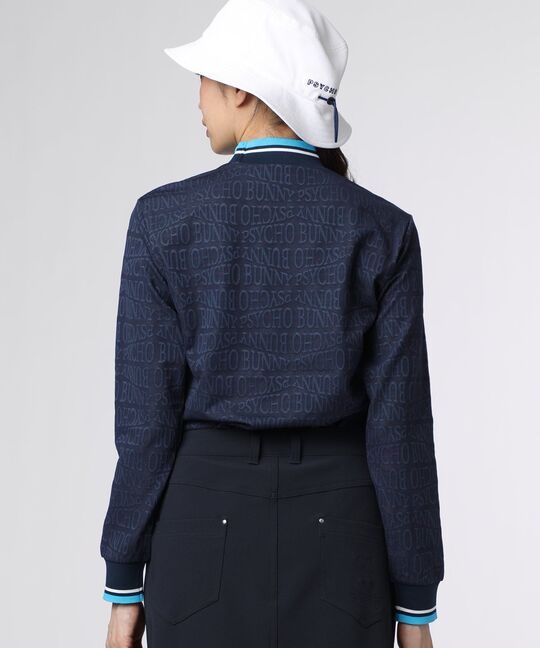 [GOLF][WOMEN]フォントジャガード モックネック