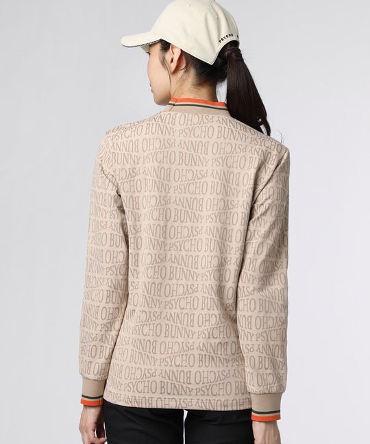 [GOLF][WOMEN]フォントジャガード モックネック