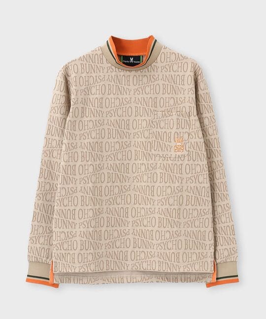 [GOLF][WOMEN]フォントジャガード モックネック