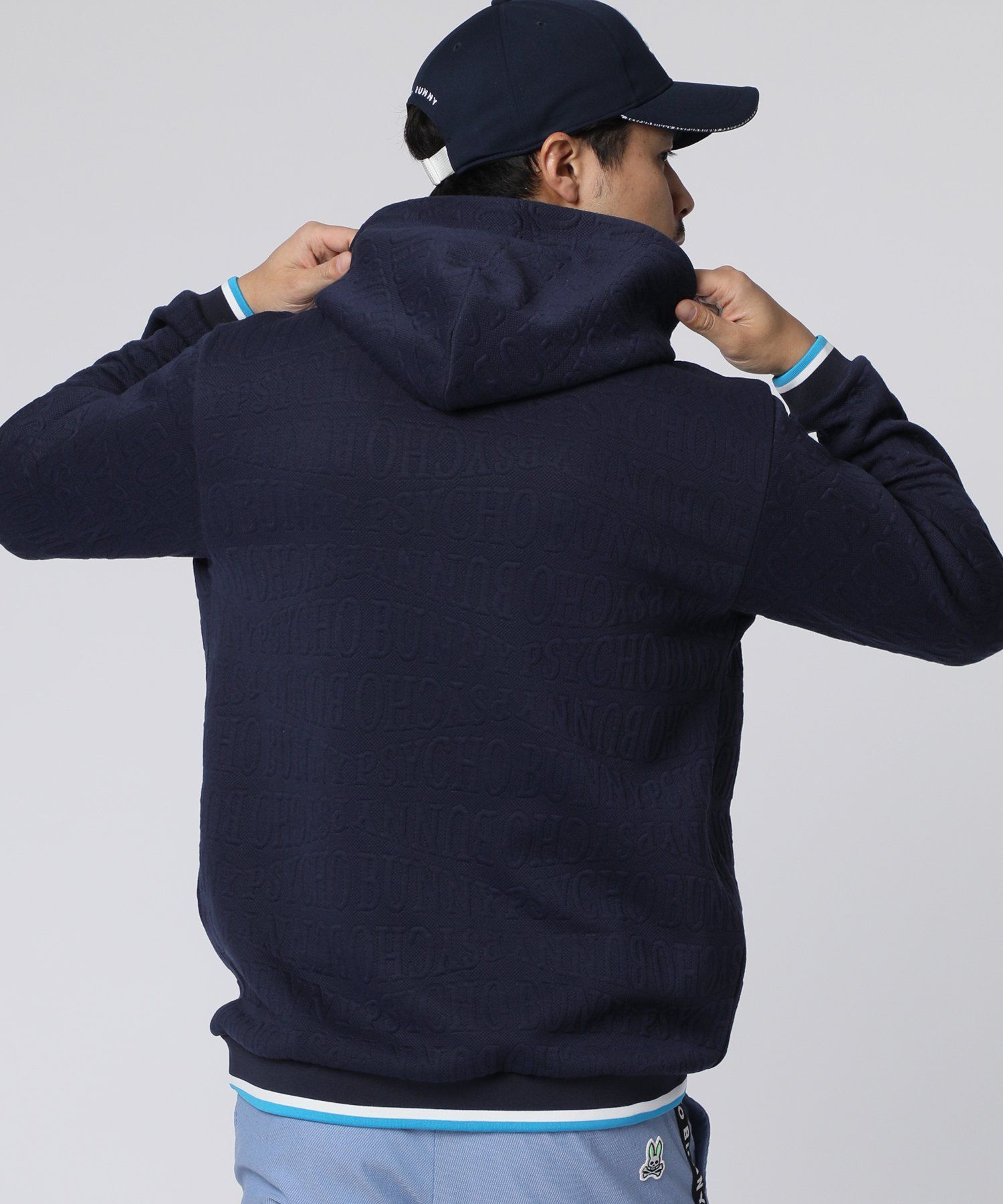 まとめ割】[GOLF]フォントジャガード パーカ｜Psycho Bunny｜サイコ